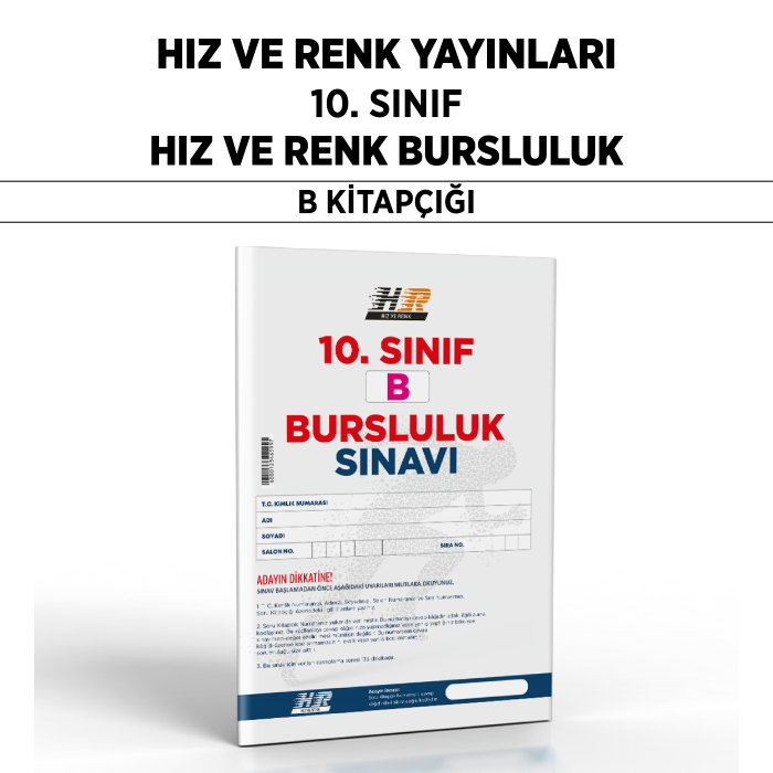HIZ RENK 10.SINIF DENEME KLB.BURSLULUK 1-B - 25-26